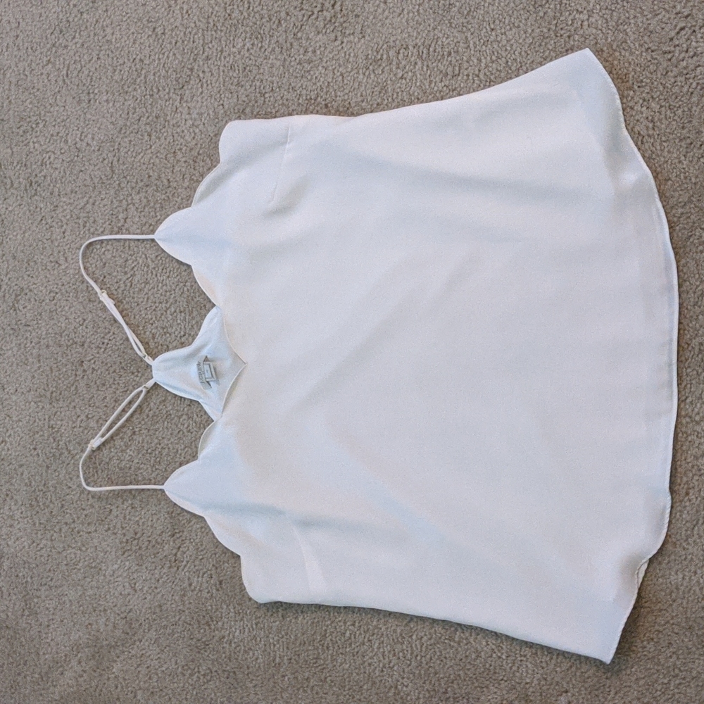 Off white Sleeveless Blouse